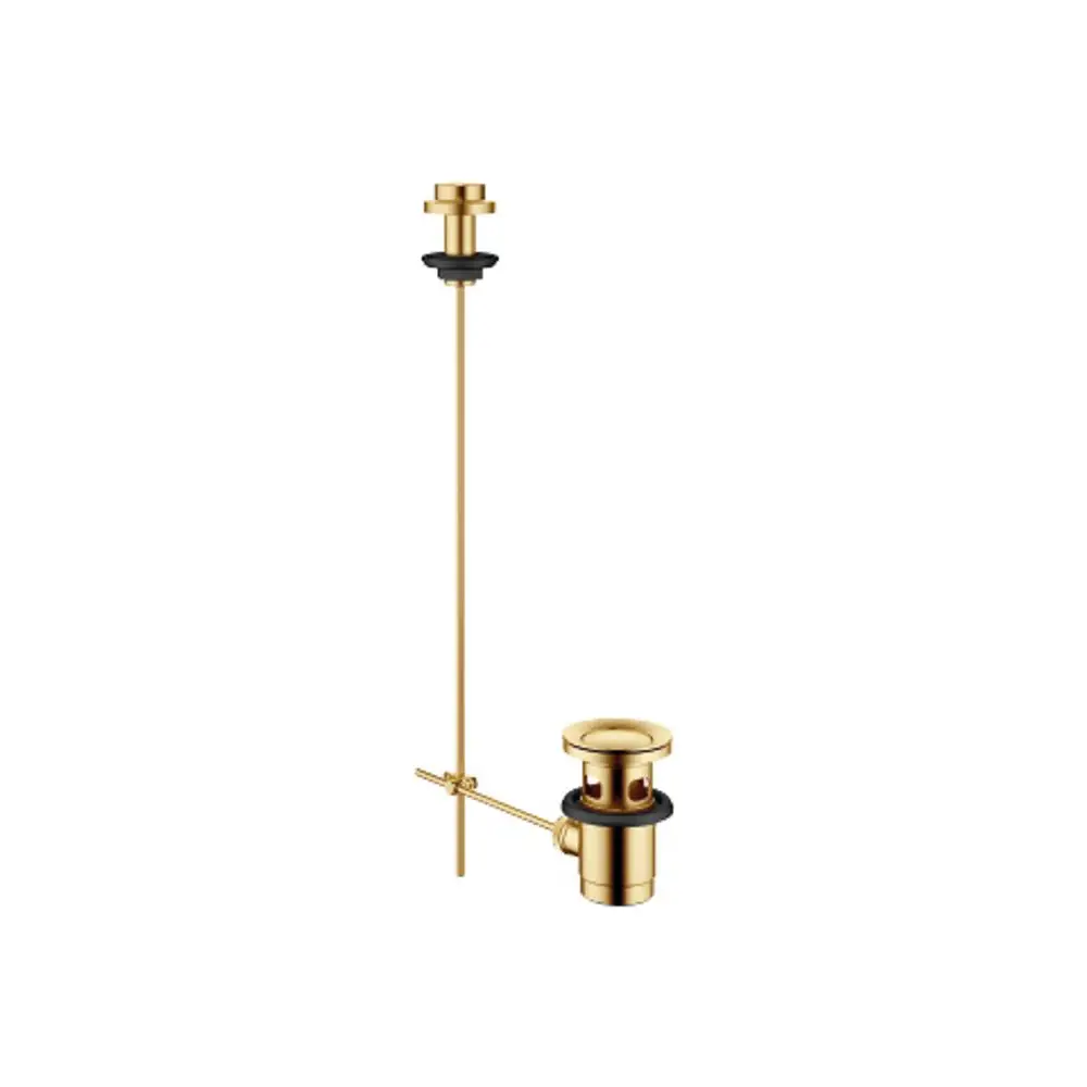 DORNBRACHT Ablaufgarnitur mit Zugknopf SERIENNEUTRAL 10200970 1 1/4'' Messing gebürstet (23kt Gold), 10200970-28 Galeriebild 1
